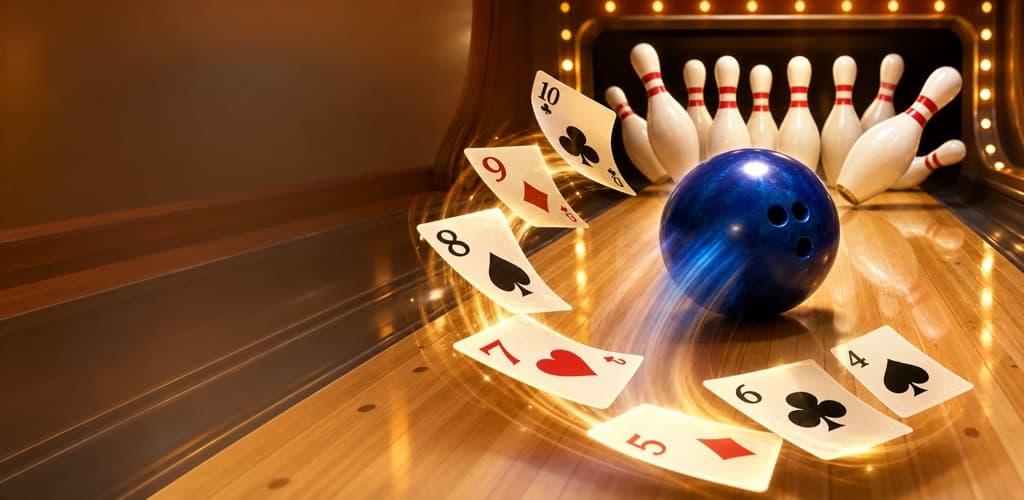 Bowling Solitaire Lucky Strike — key art