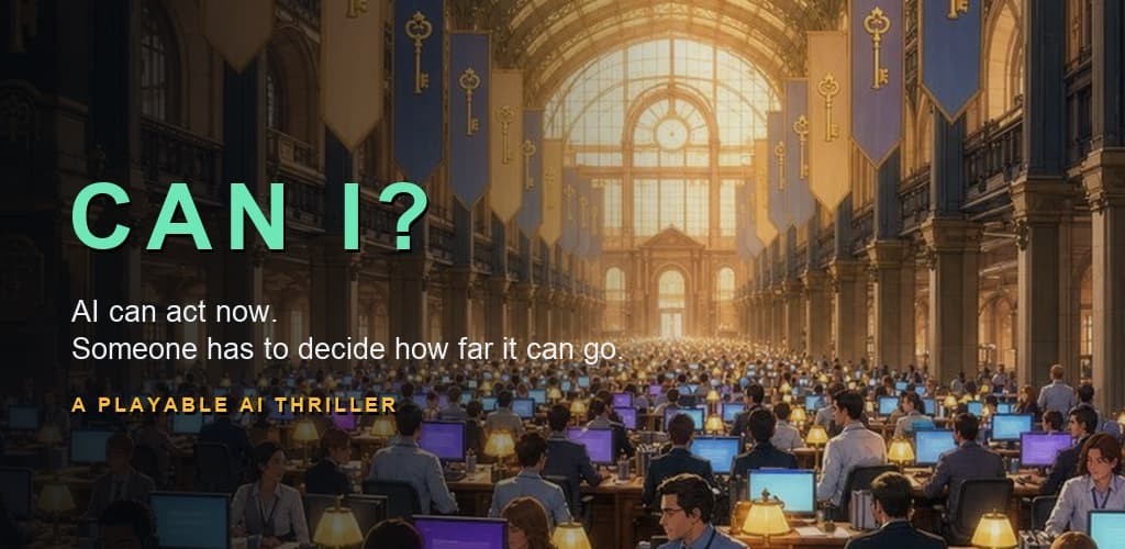 CAN I? – An AI Thriller — key art