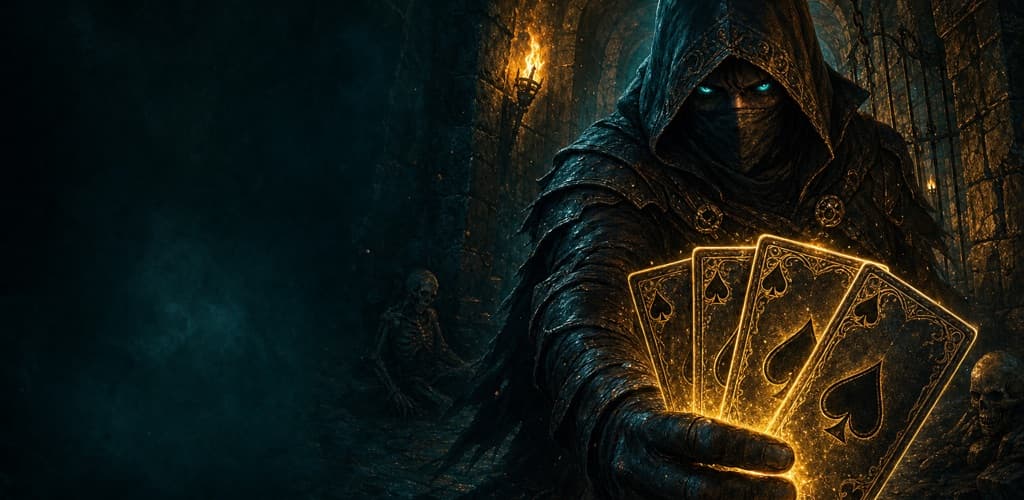 Scoundrel Solitaire — key art
